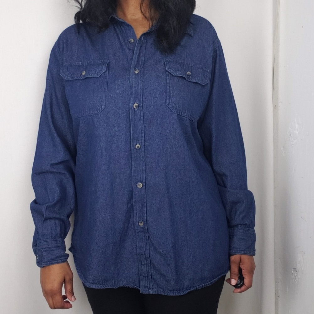 Wrangler Denim Button-down Shirt #45R